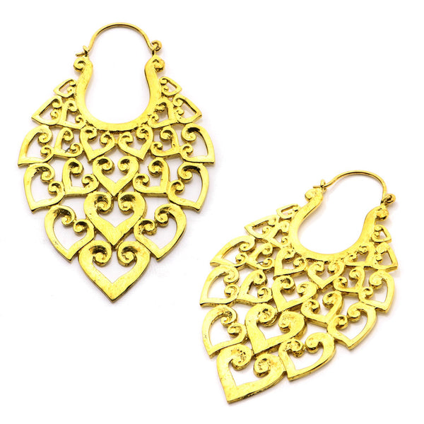 18g Bratus Brass Earrings | Tulsa Body Jewelry