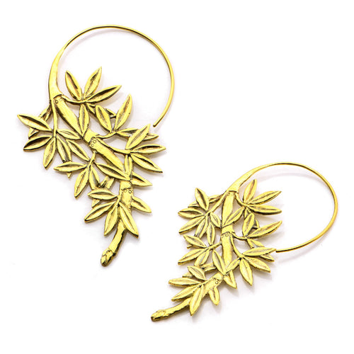 Lefi Brass Earrings