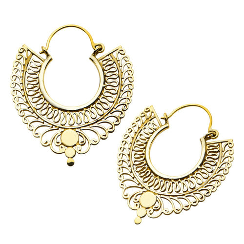 Seraphin Brass Earrings