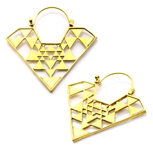 Tranzian Brass Earrings