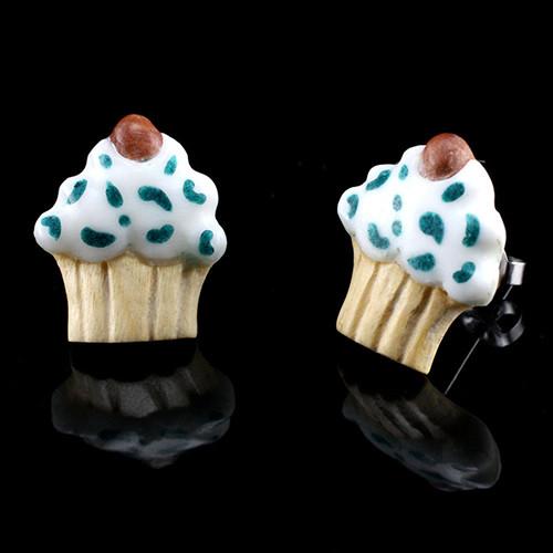 Cupcake Stud Earrings by Urban Star Organics