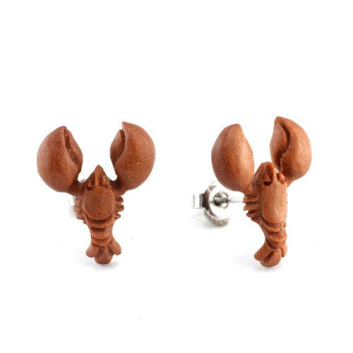 Lobster Stud Earrings by Urban Star Organics