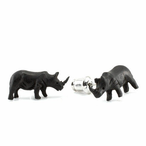 Rhino Stud Earrings by Urban Star Organics