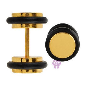 Gold Fake Plugs