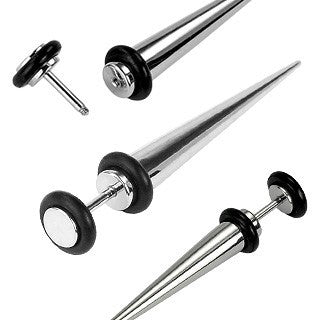 Stainless Fake Tapers