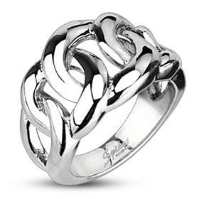 Stainless Eternal Link Ring