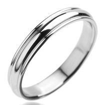 Stainless Plain Grooved Ring