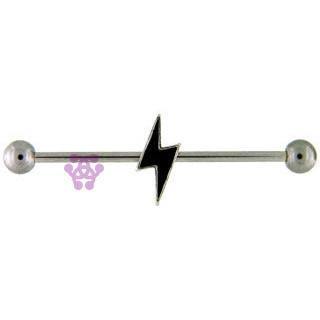 14g Lightning Bolt Industrial Barbell