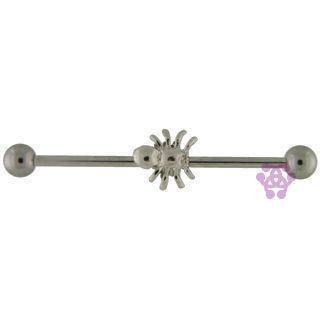 14g Spider Industrial Barbell