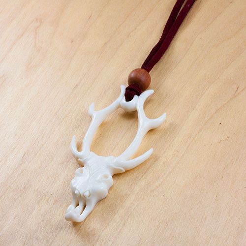 Elk Skull Necklace by Urban Star Organics