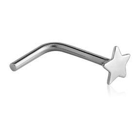 Star Stainless L-Bend Nose Stud