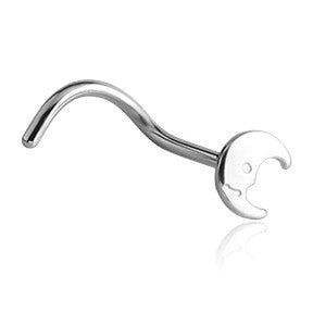 Moon Stainless Nostril Screw