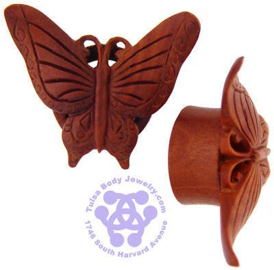 Autumn Butterfly Plugs by Urban Star Organics