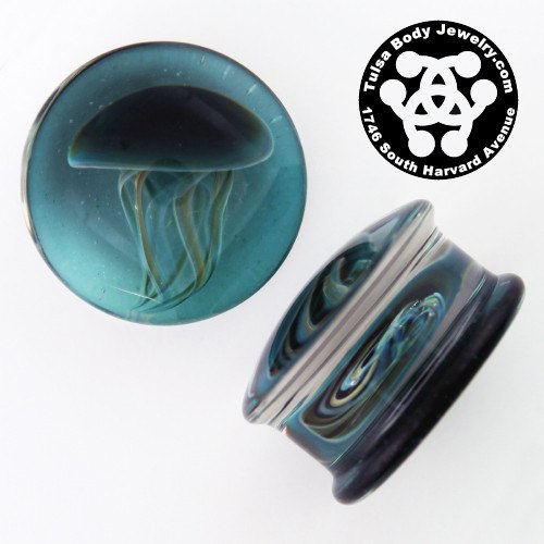 Jellyfish Plugs by Glasswear Studios