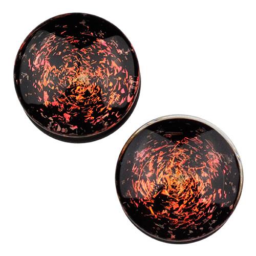 Copper Galaxy Plugs by Glasswear Studios