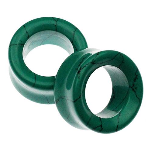 Dark Green Turquoise Eyelets by Oracle Body Jewelry