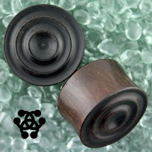 Dark Raintree Carved Plugs by Siam Organics