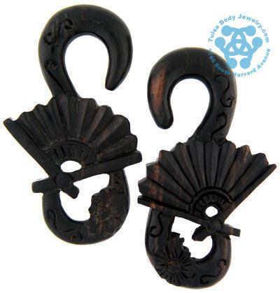 Ebony Geisha Hangers by Oracle Body Jewelry