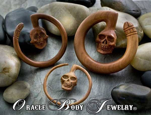 Saba Skull Ring Hangers by Oracle Body Jewelry