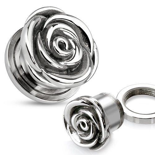 Rose Stainless Screw-on Plugs