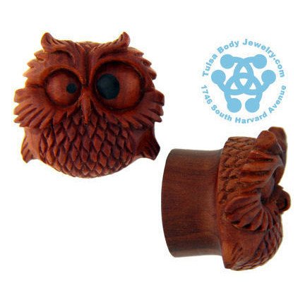 Spazzy Owl Plugs by Urban Star Organics