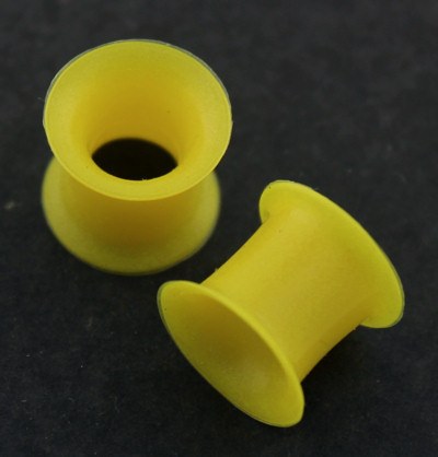Golden Thin-Wall Yellow Silicone Tunnels