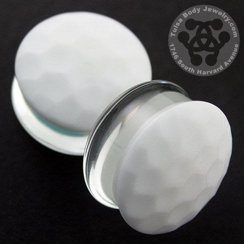 White Color Front Martelle Plugs by Gorilla Glass