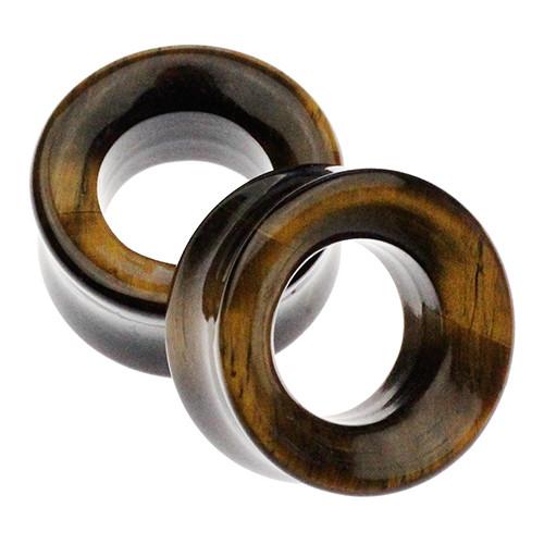 Yellow Tiger Eye Eyelets by Oracle Body Jewelry