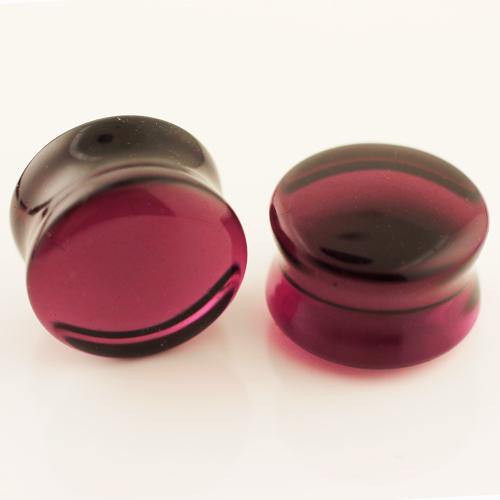 Purple Glass Plugs