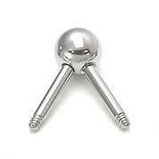 14g Stainless 45-degree 2-Way Balls (2-Pack)