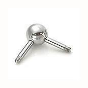 14g Stainless 90-degree 2-Way Balls (2-Pack)