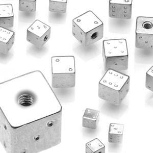 16g Stainless Dice (2-Pack)