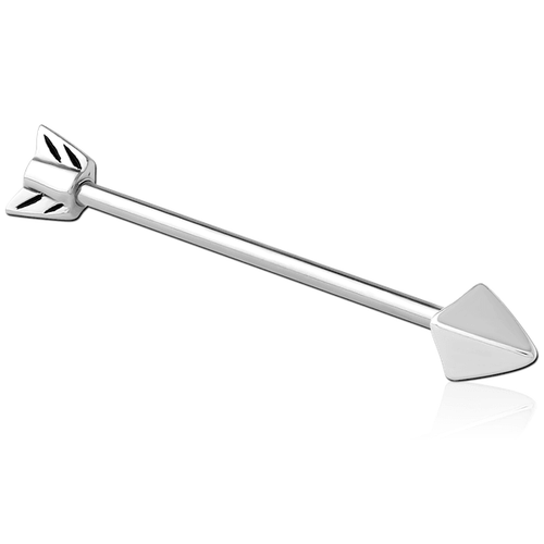 14g Arrow Stainless Industrial Barbell
