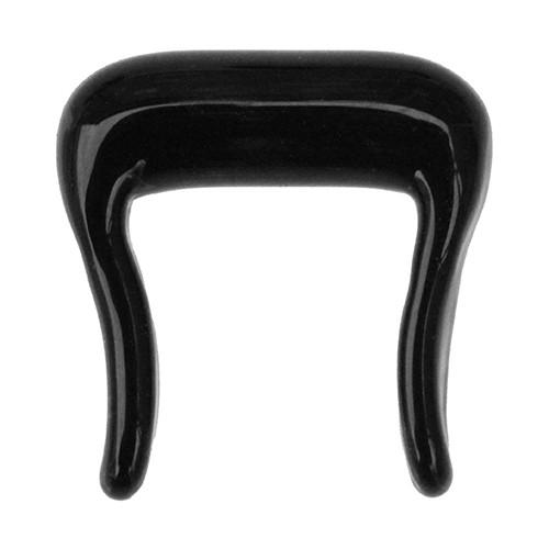 Black Septum Retainer by Glasswear Studios