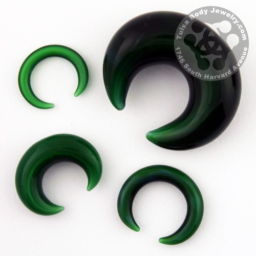 Rainforest Green Septum Pincer by Glasswear Studios