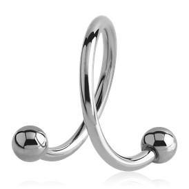 14g Titanium Spiral Barbell