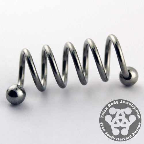 Quintuple Stainless Spiral Barbell