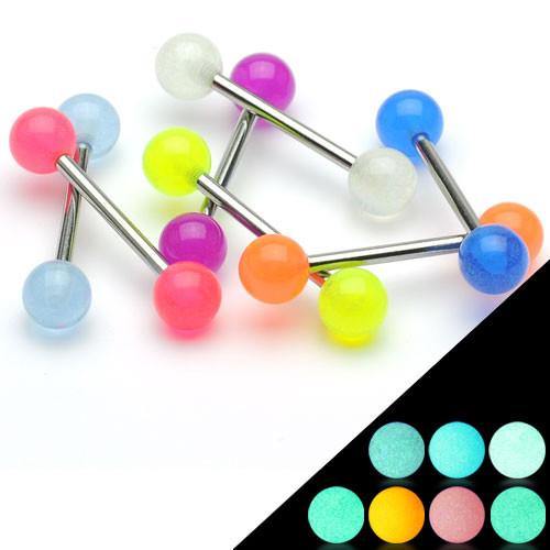 Glow-in-the-Dark Straight Barbell