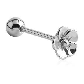 Daisy Stainless Tongue Barbell