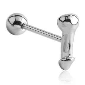 Penis Stainless Tongue Barbell