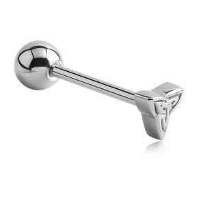 Trinity Knot Stainless Tongue Barbell