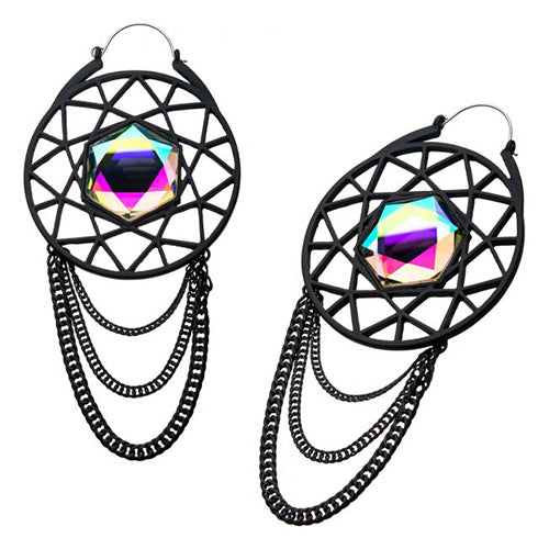 CZ Web & Chain Tunnel Hoops