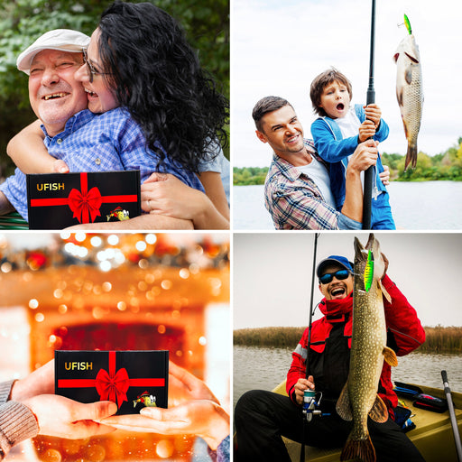 Salmon Fishing Photo Collage, Fishing Dad Gift, Fishing Gifts For Men