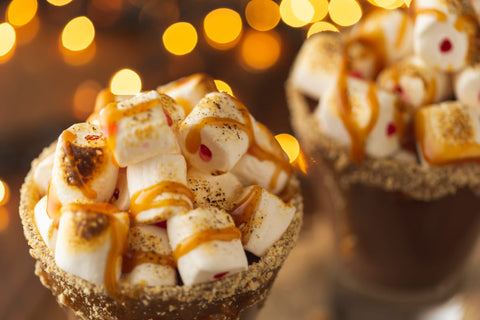 Hot Chocolate with Burned Marshmallow