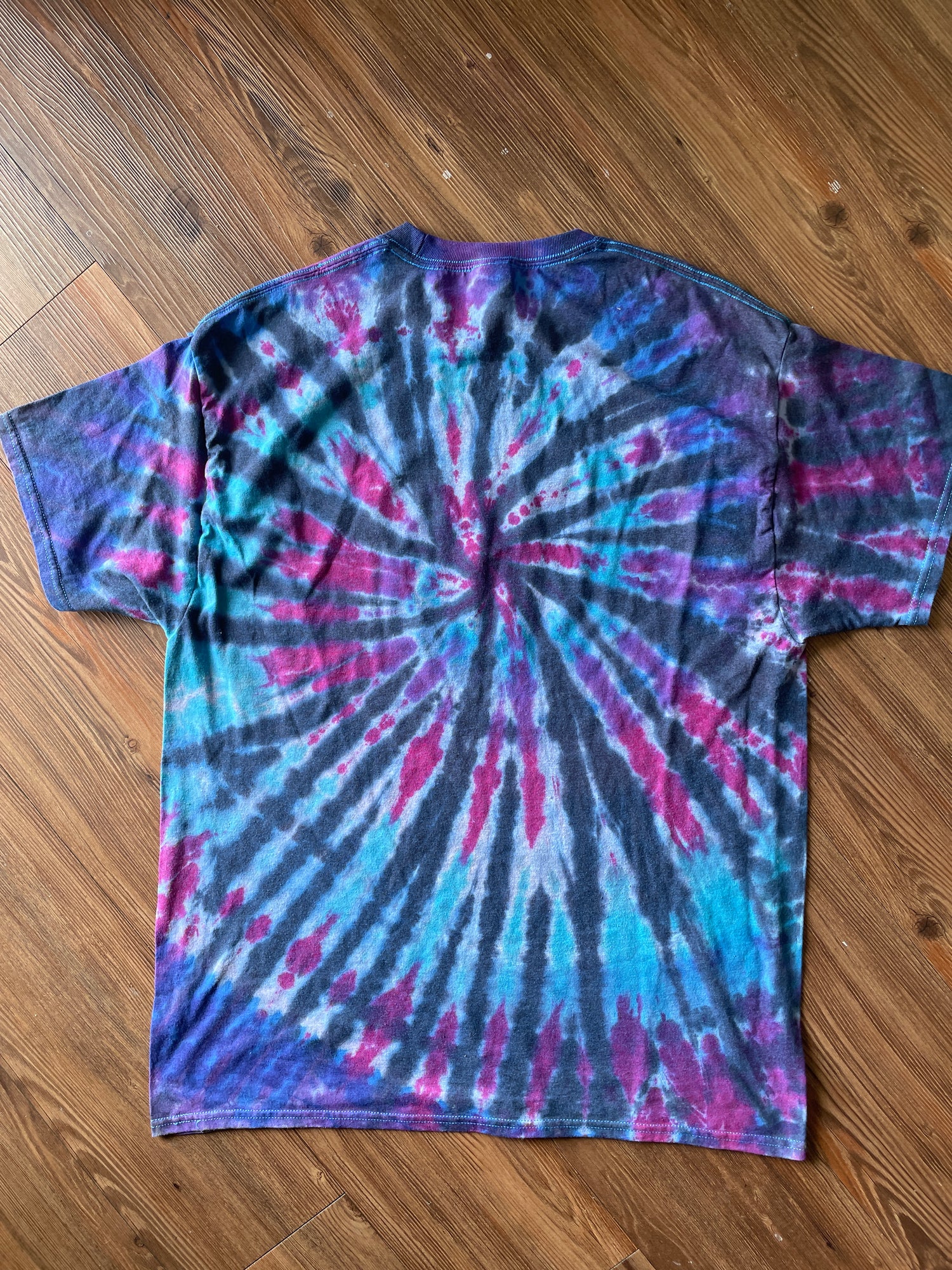 Reverse Tie Dye Mudmee Baltimore Ravens Colors Purple Yellow 