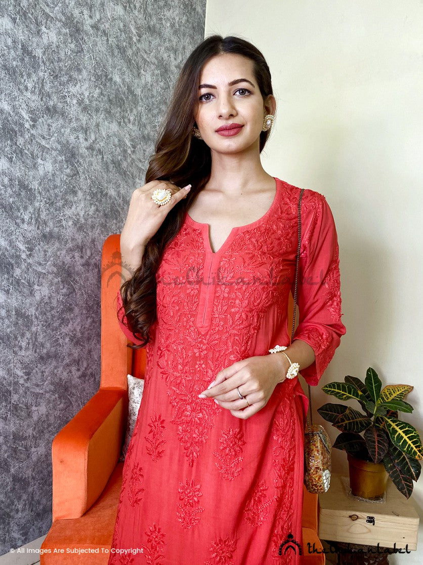 Chikankari Kurtis, Lucknow Chikan Kurta- Thechikanlabel