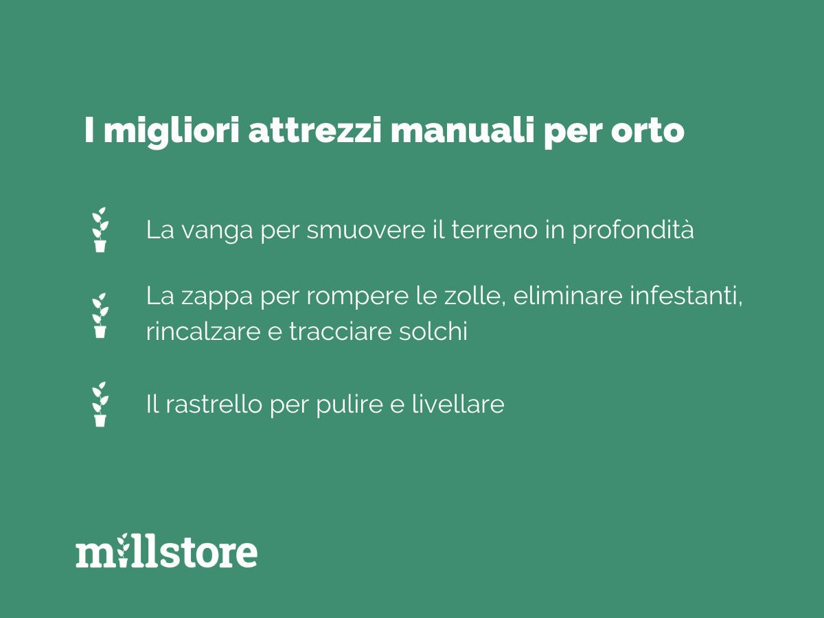 Attrezzi per orto, gli indispensabili - Idee Green