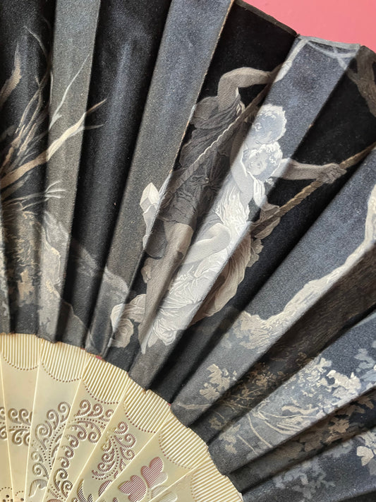 Antique Ostrich Feather Fan – Roses & Rue Antiques