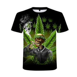 Funny Natural Weeds 3D Printed Men tshirt Unisex T-shirt Homme Fashion Short Sleeve Hip Hop T-shirt Couple Hipster Tee Shirt freeshipping - Star Indigo Shop