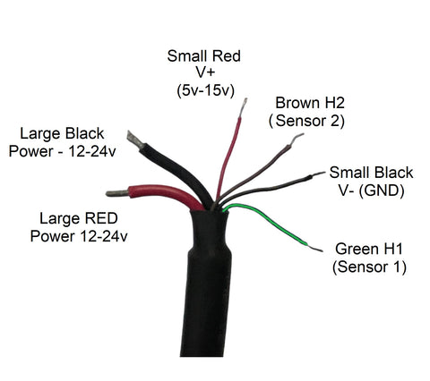 Power Max Diagrama de cableado de los actuadores de servicio pesado